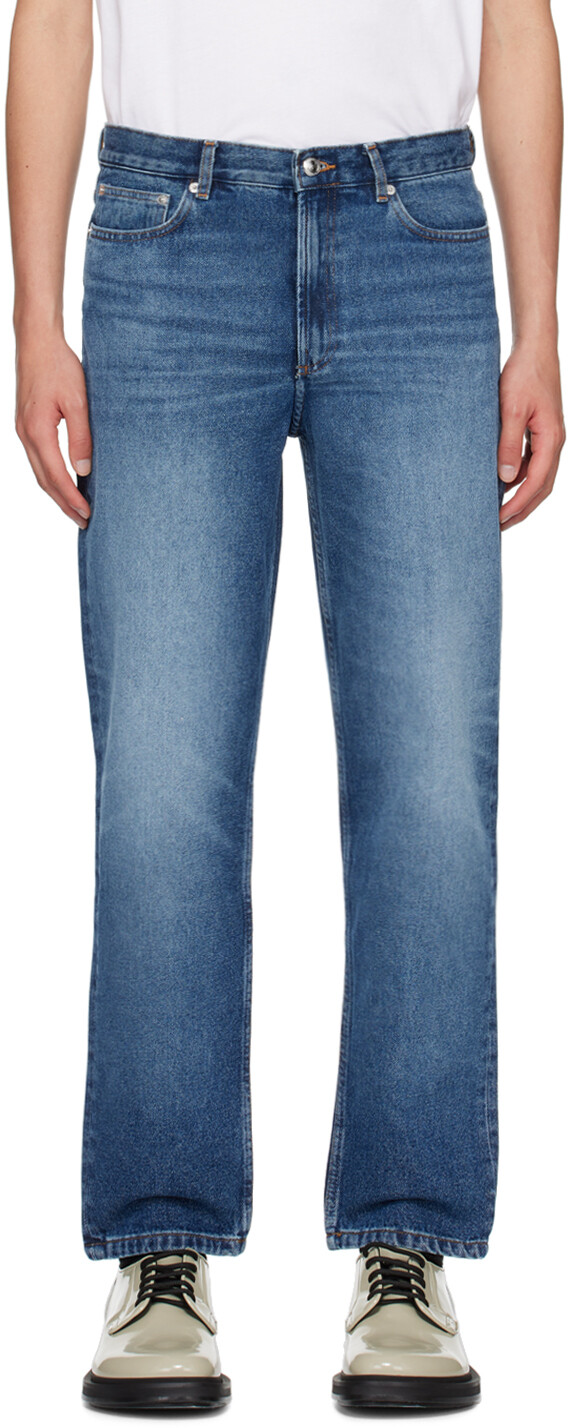 

Синие джинсы Martin A.P.C., Stonewashed indigo