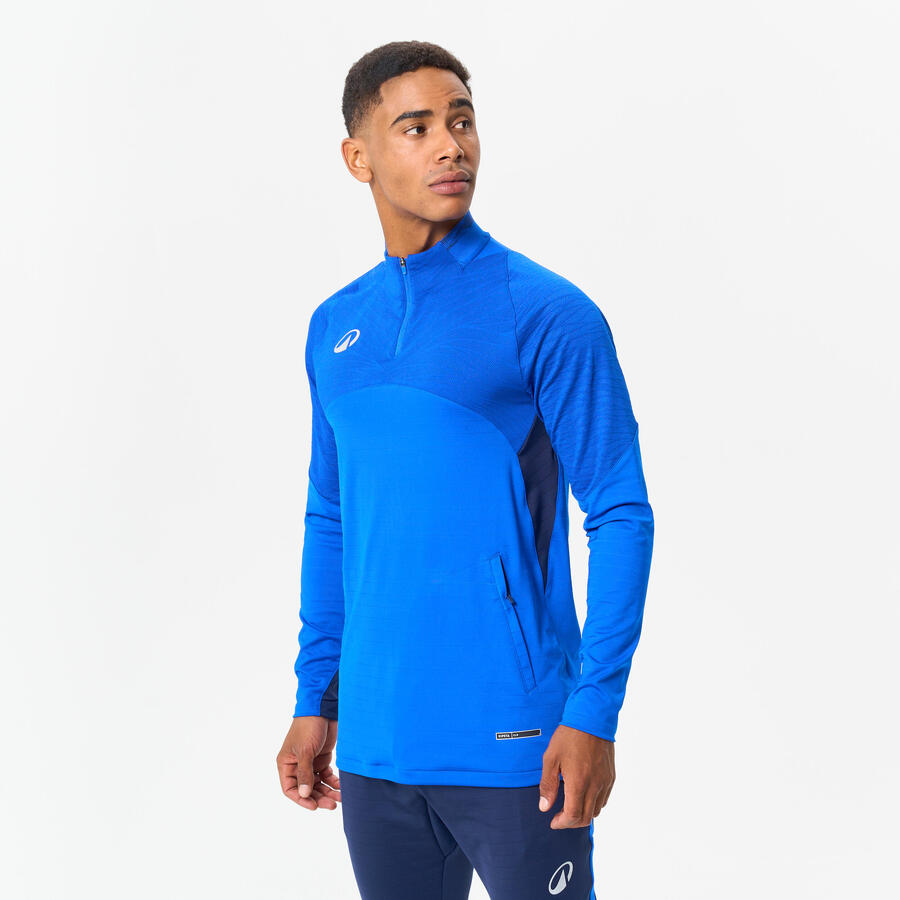 

KIPSTA Футбольная толстовка с застежкой-молнией 1/2 - CLR Club синего цвета