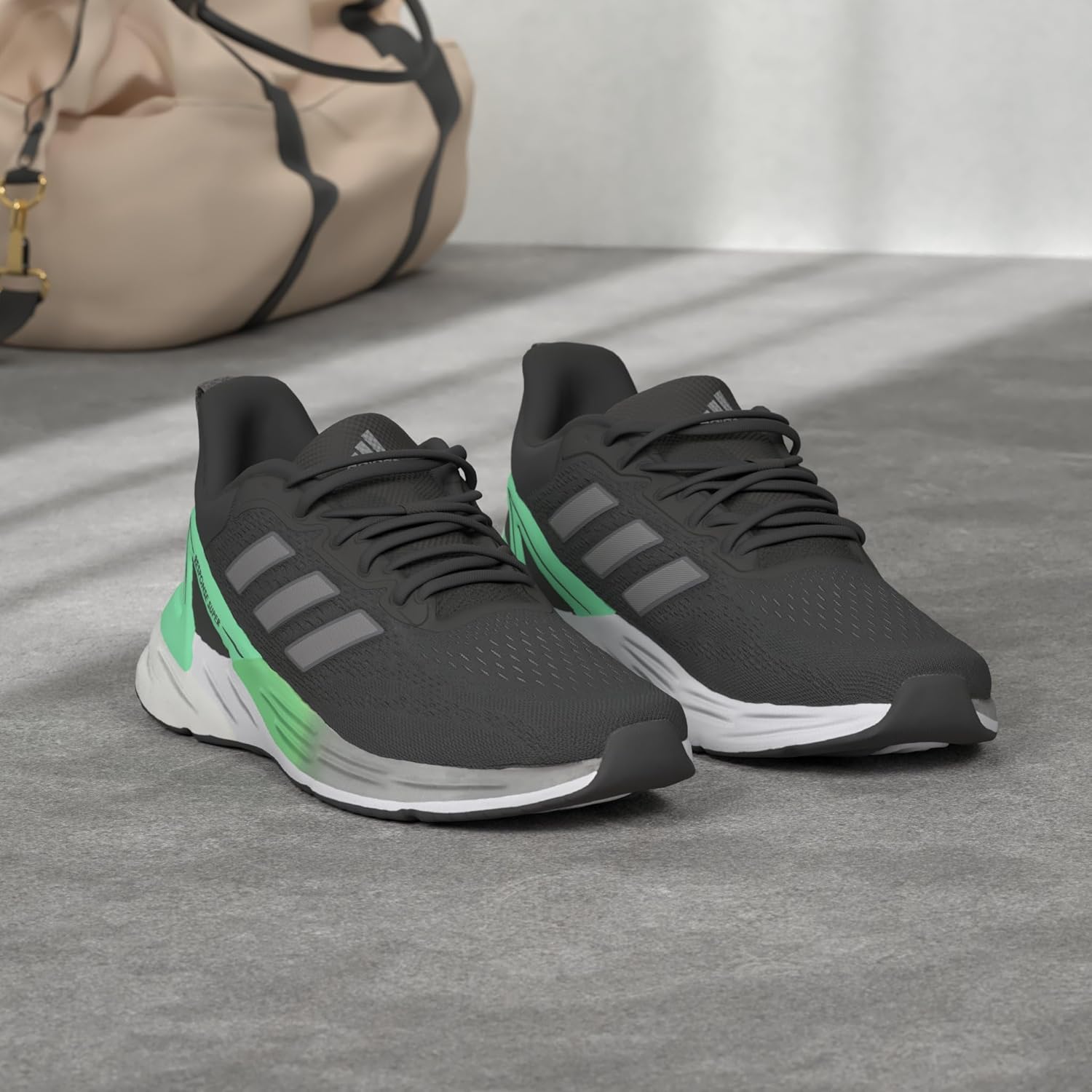 Мужские кроссовки Adidas Response Super 2.0, черный/металлик/серый — фото 2