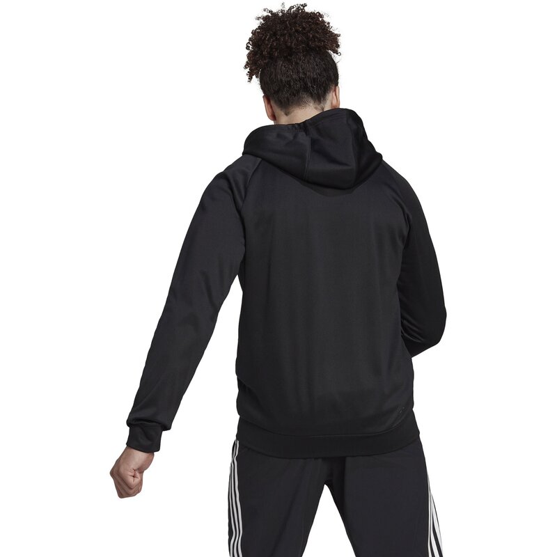 Hooded sweatshirt m gg bos fz hd Adidas, черный — фото 3