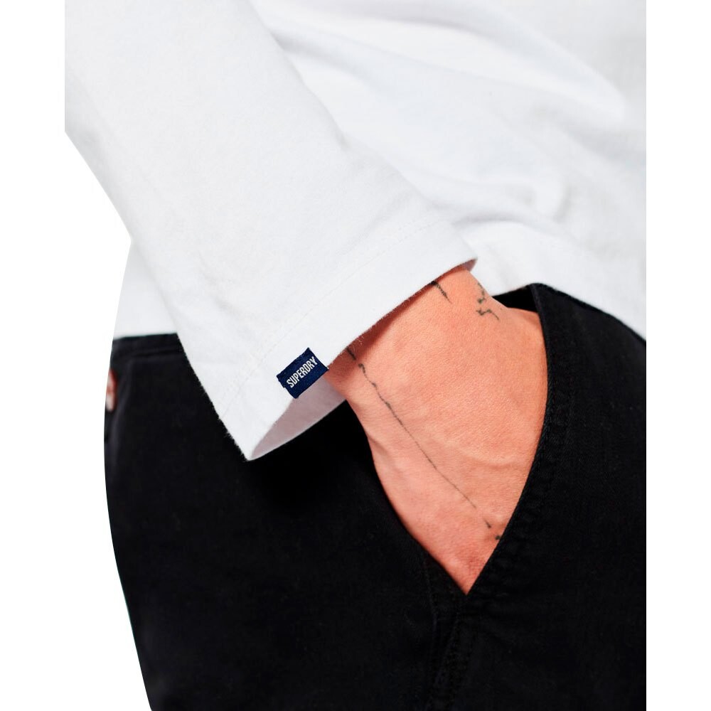 Футболка с длинным рукавом Superdry Vintage Logo Embroidered, белый — фото 3