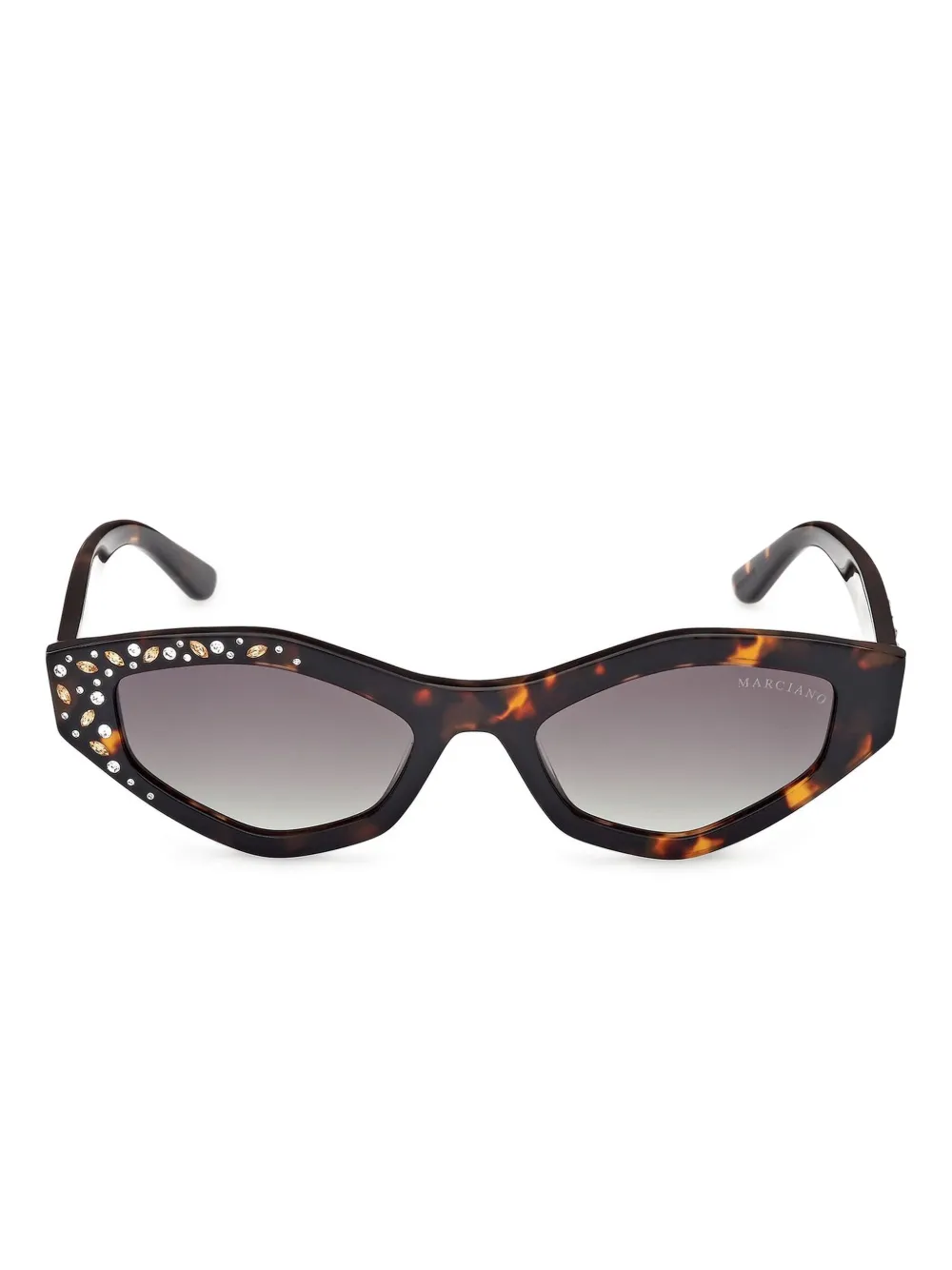 

Солнцезащитные очки «кошачий глаз» GUESS EYEWEAR, коричневый