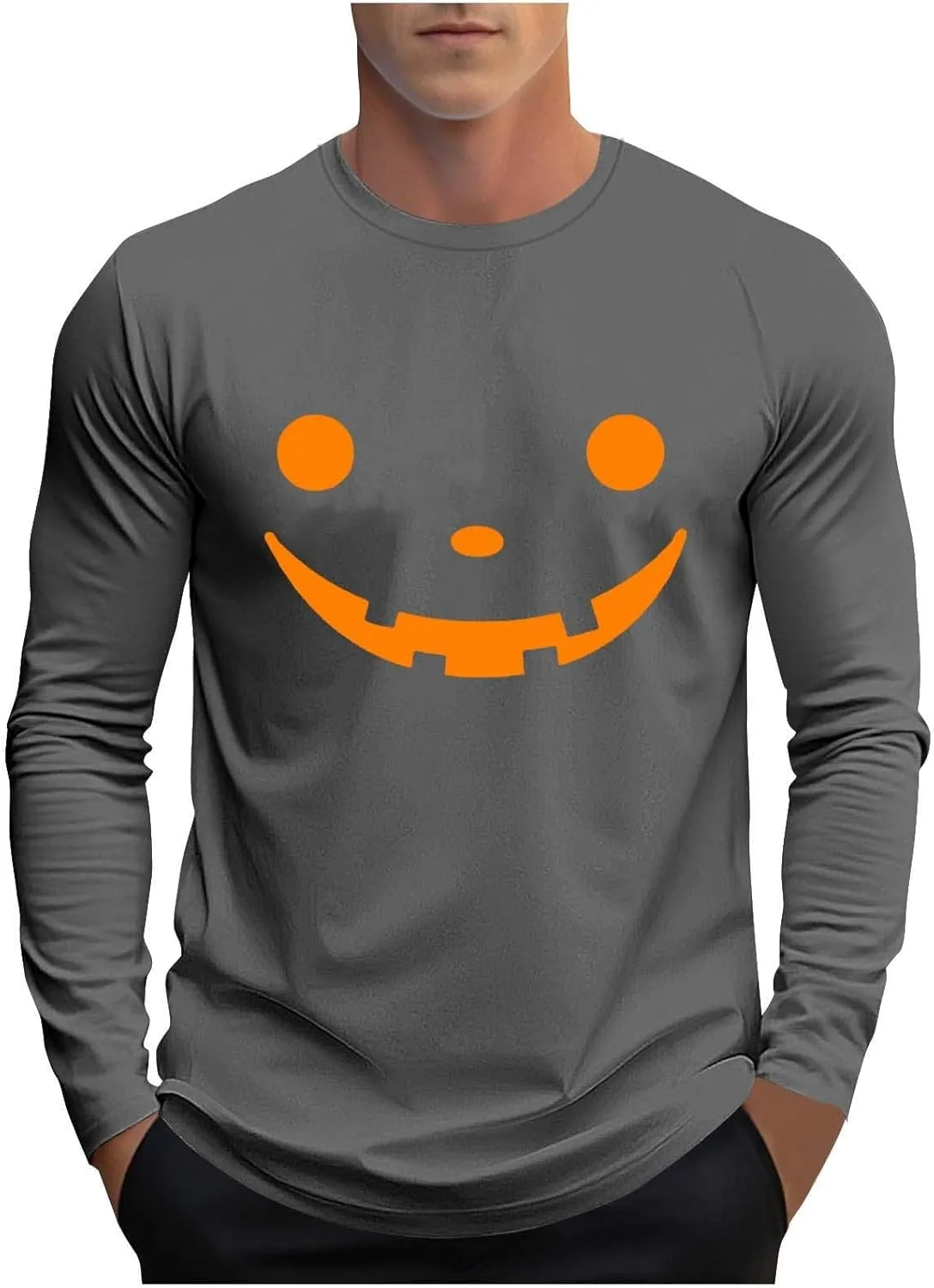 

Мужская футболка с принтом скелета Halloween, Long Sleeve