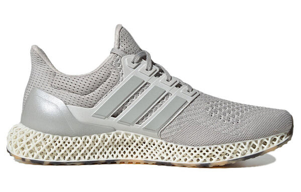 Кроссовки Adidas Ultra 4D Running Shoes 'Grey White Silver', серый — фото 2