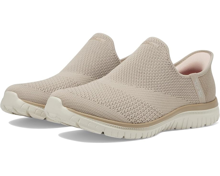 

Кроссовки SKECHERS Virtue Sleek Hands Free Slip-INS, серо-коричневый
