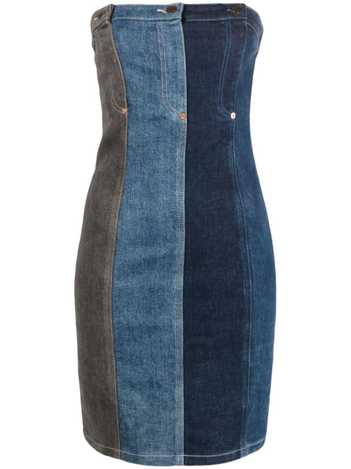 

MOSCHINO JEANS многослойная джинсовая юбка, синий