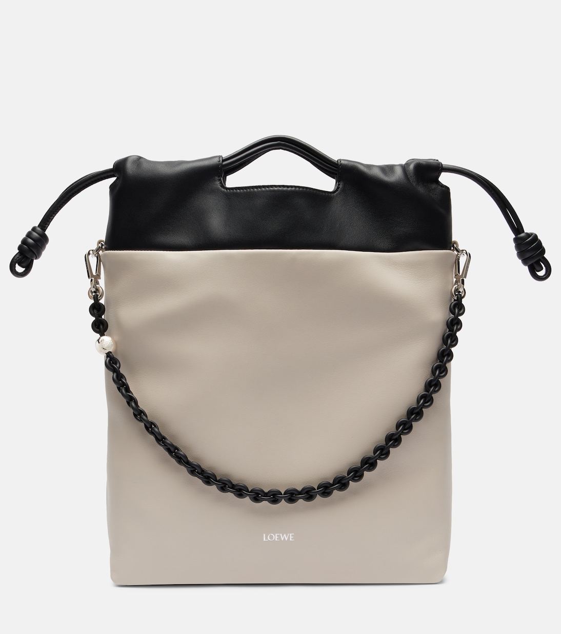 

Кожаный клатч Flamenco Loewe, Light Ghost
