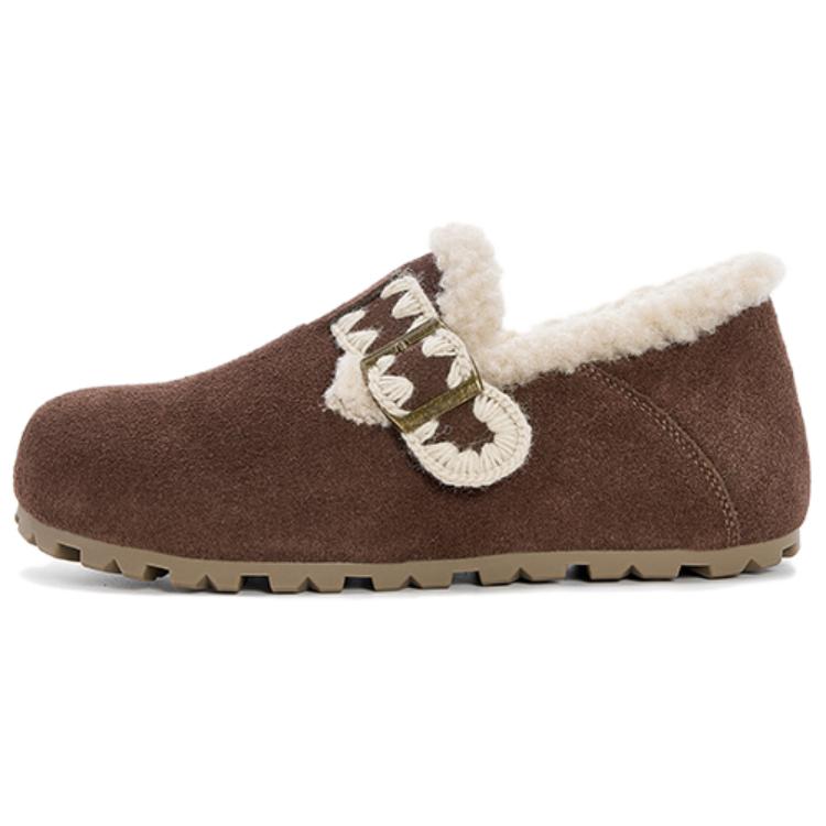Женские зимние ботинки длиной до щиколотки ST&SAT, Brown