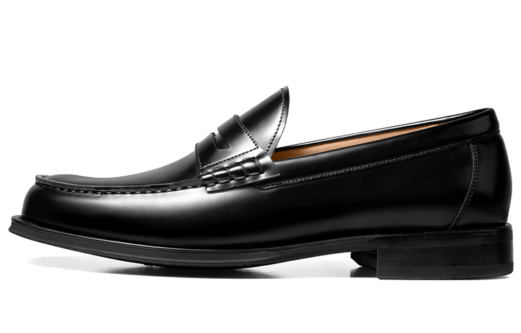 Лоферы унисекс с низким верхом Thom Wills, цвет Black WA8111