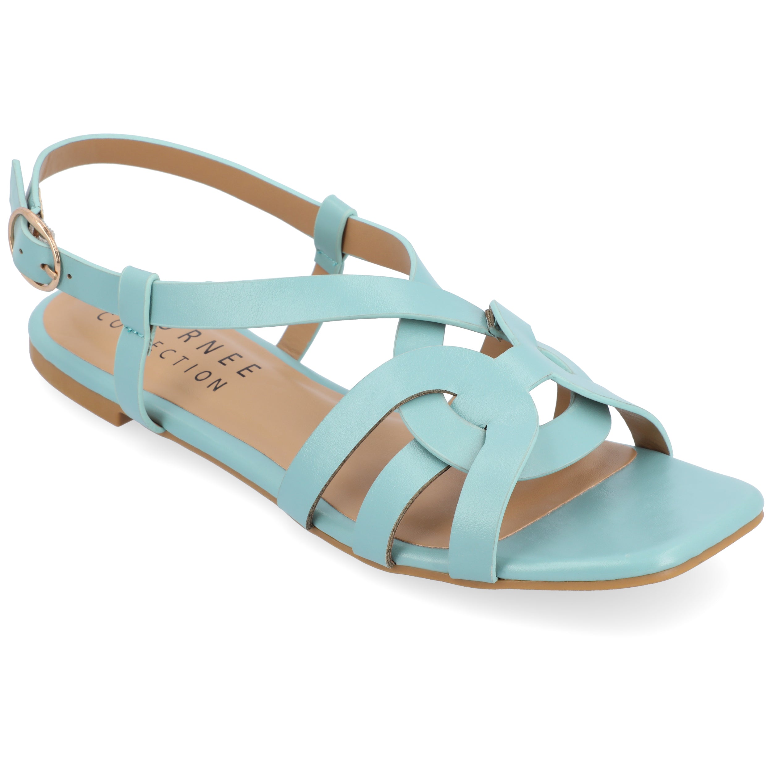 Женские сандалии Tru Comfort Foam Alorra из коллекции Journee, цвет aqua