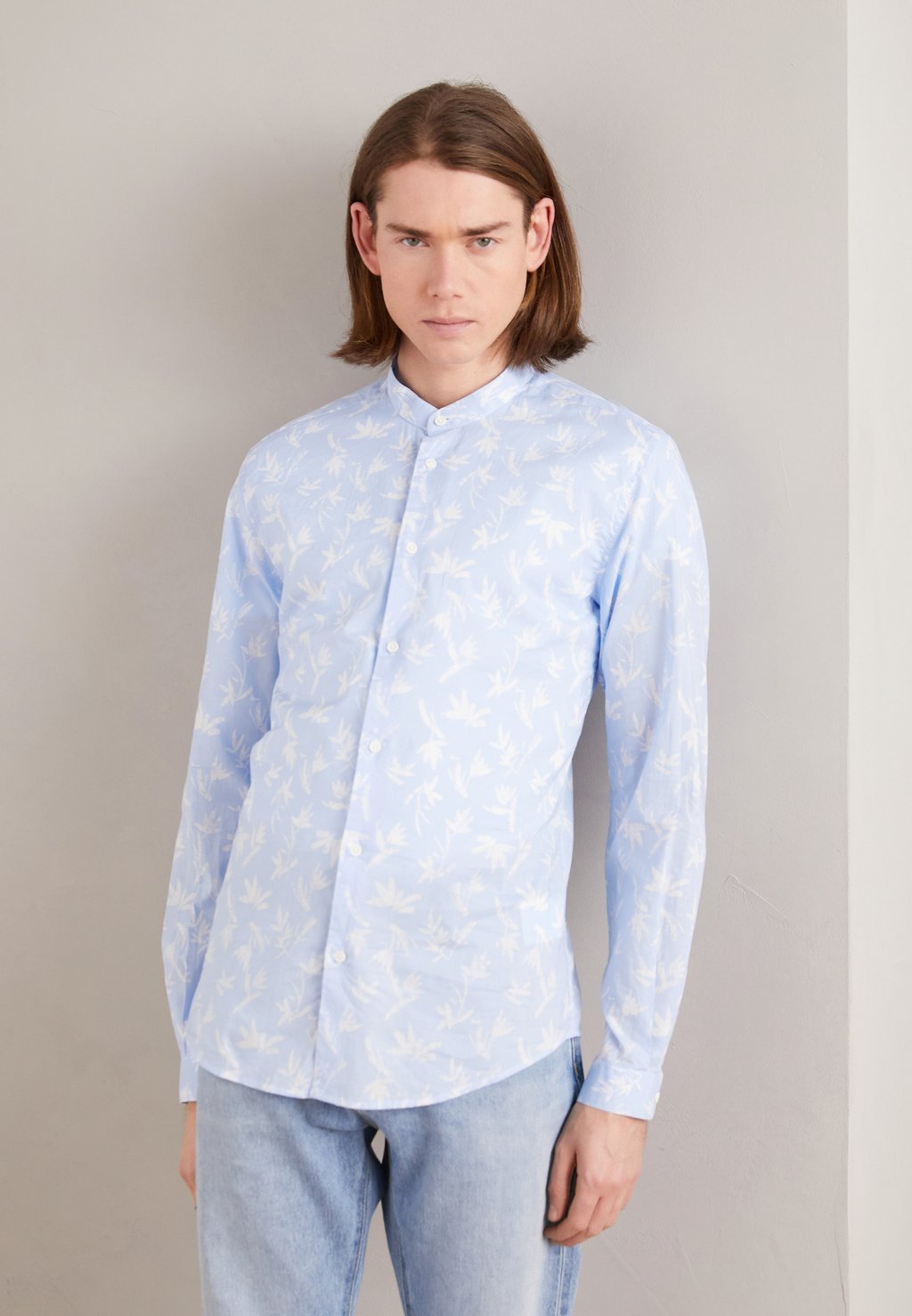 

Рубашка SHIRT SEOUL IN PRINTED FABRIC Antony Morato, цвет sky blue