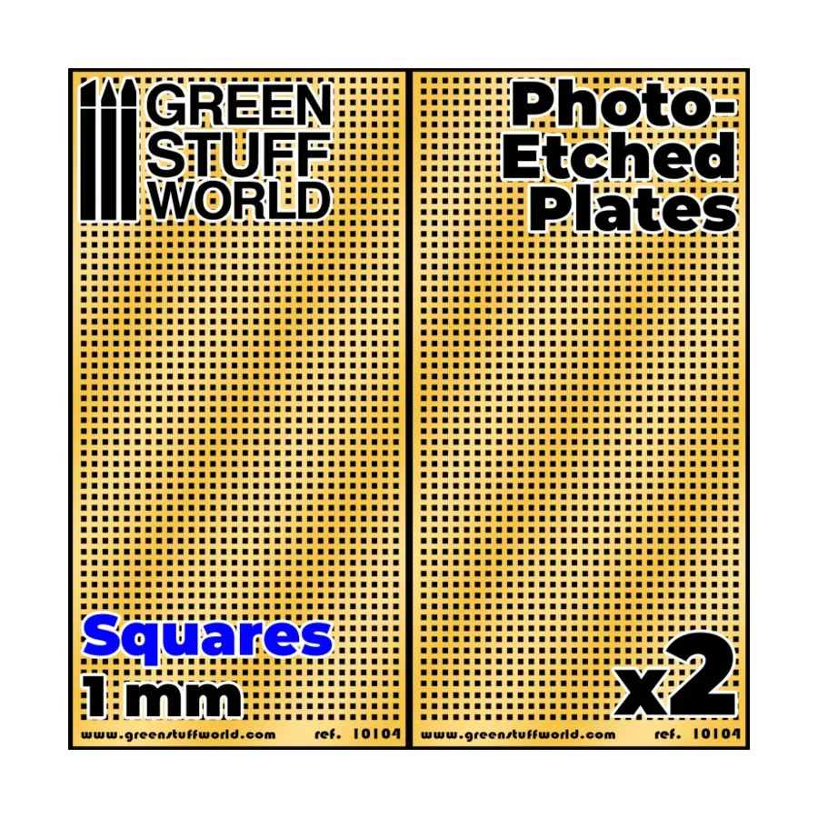 

Квадраты - 1,0 мм, Other Scenery - Photo-Etched Plates & Formable Metals