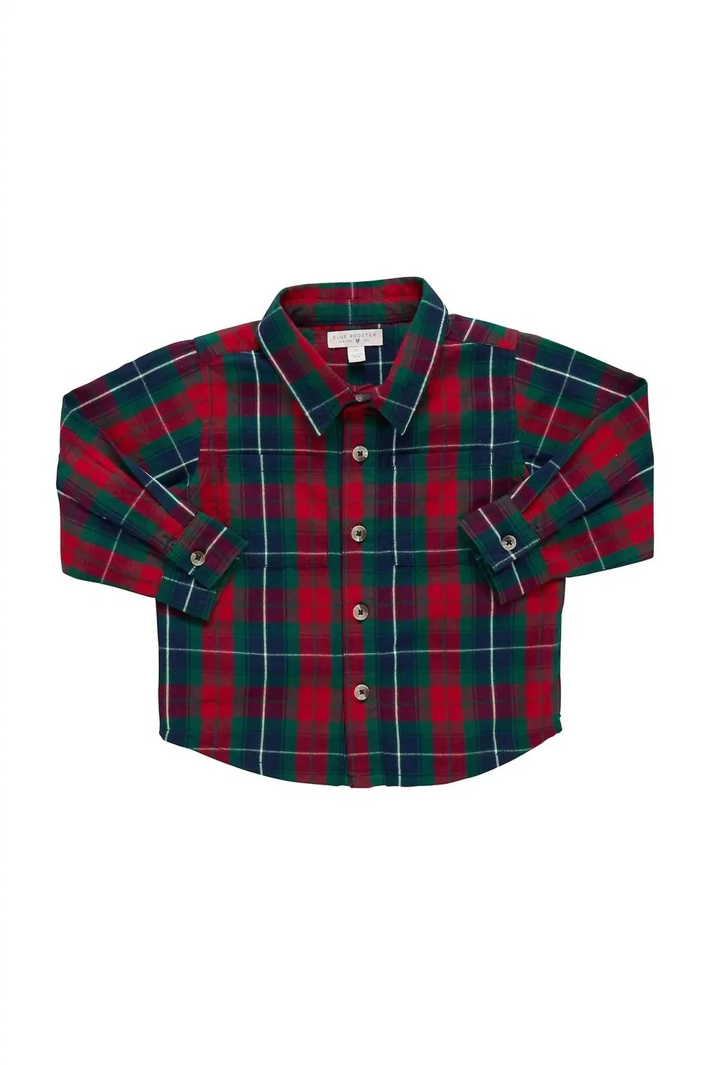 Pink Chicken Детская рубашка Jack Shirt в красную клетку
