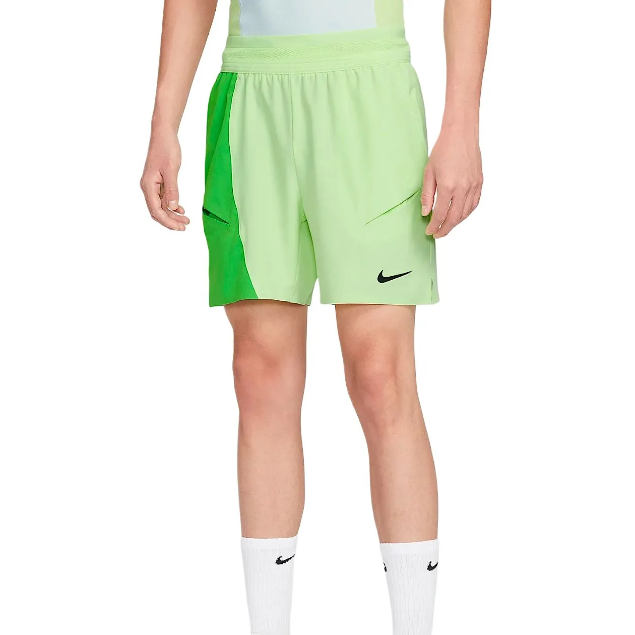 Шорты мужские Casual Dri FIT Court Slam Nike, Light Lime/Bright Green/Black