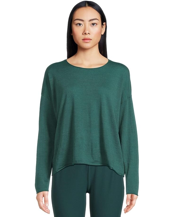 

Свитер Eileen Fisher Crew Neck Sweater, цвет Pine