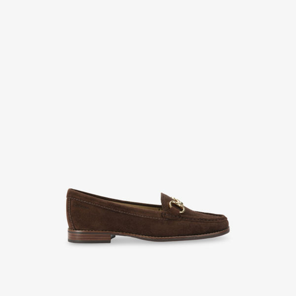 Лоферы замшевые Carvela Comfort Click, коричневый