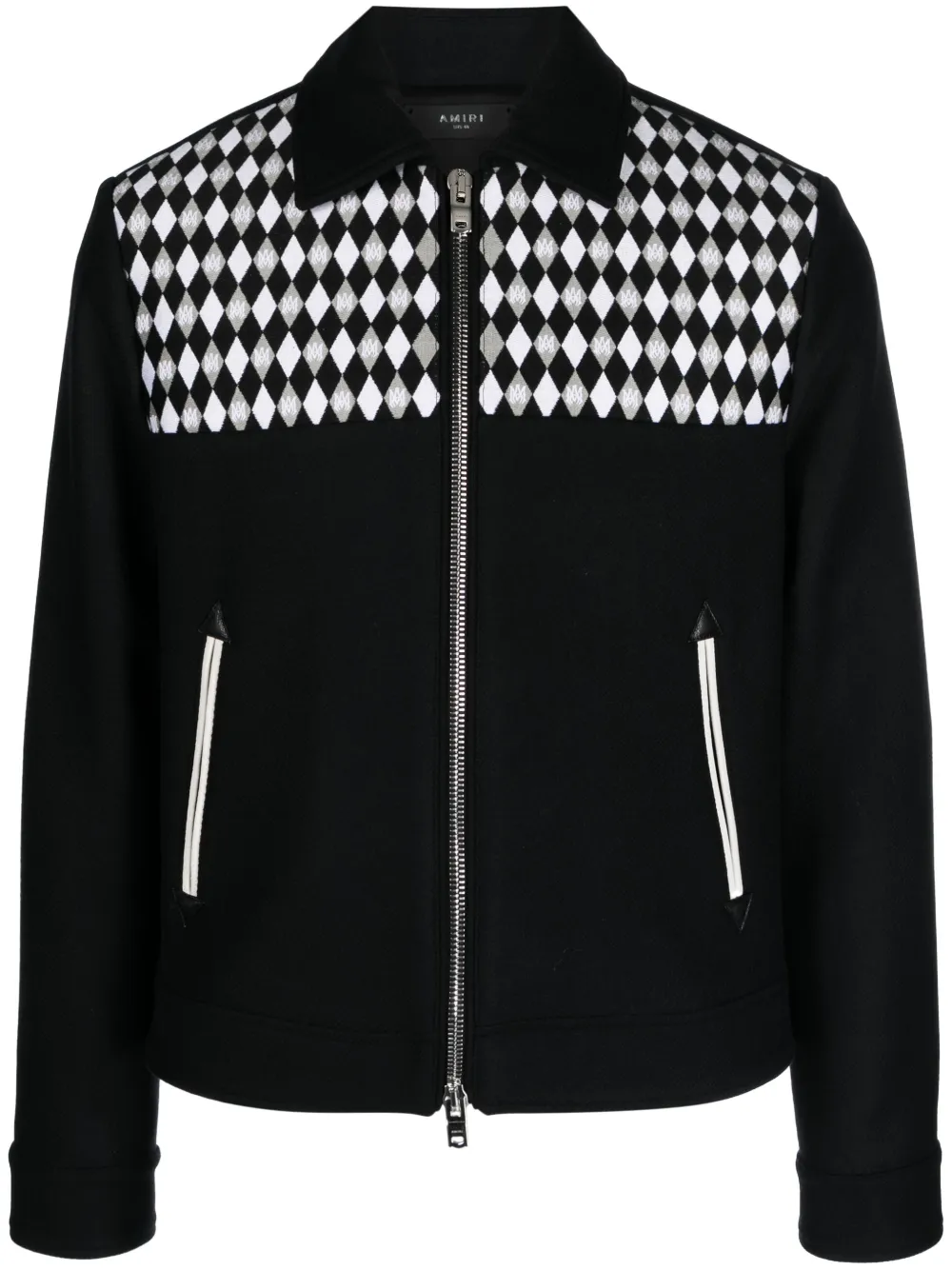 

Куртка с вышивкой AMIRI, черный