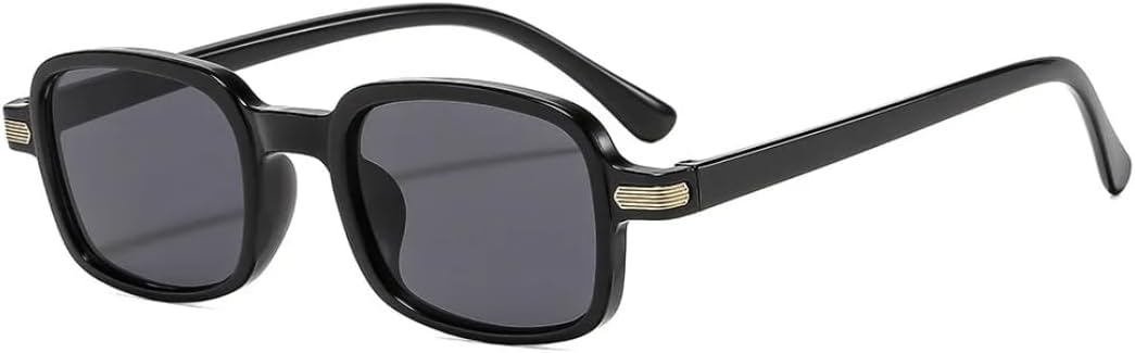 

Винтажные солнцезащитные очки с мелкими заклепками и леопардовым принтом для женщин, модные солнцезащитные очки с градиентным переходом цвета для мужчин TOIPASTN, Black Gray