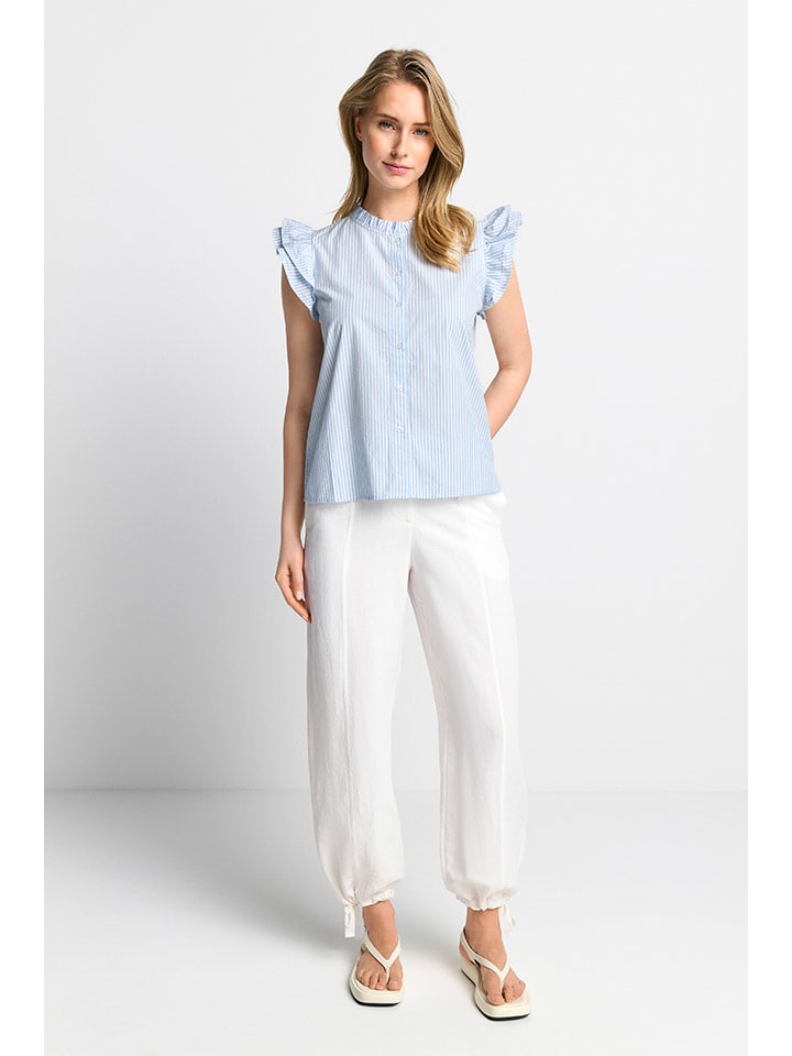 

Rich & Royal Блузка светло-голубого/белого цвета