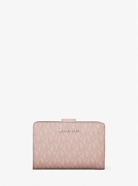 

Средний складной кошелек с фирменным логотипом Jet Set Michael Kors, красный