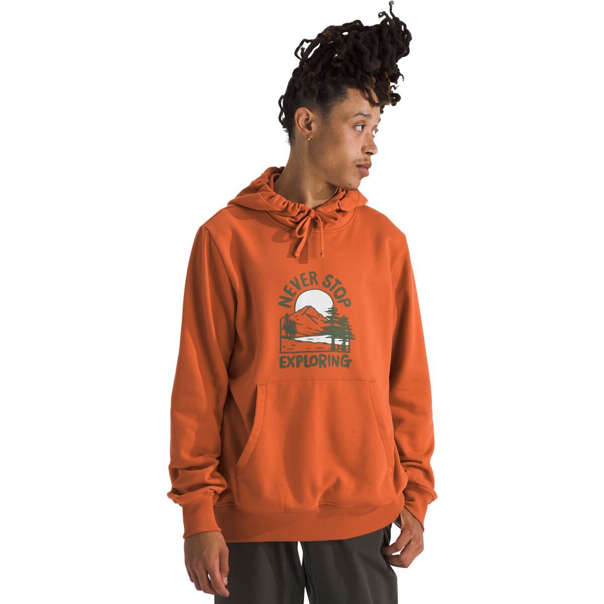 

Графическая худи для улицы The North Face, цвет iron bronze