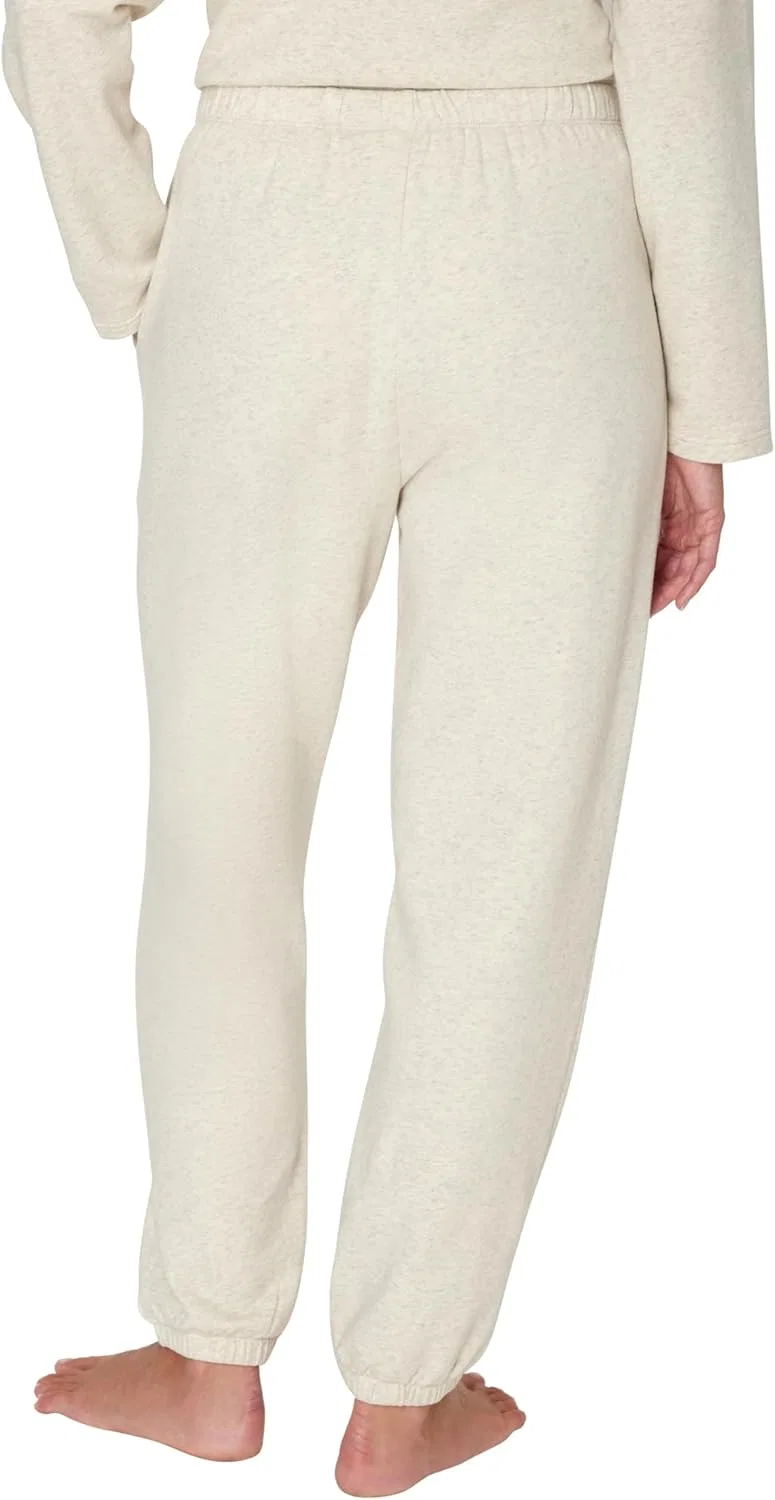Женские спортивные брюки Hanes Originals из французского трикотажа, легкие домашние брюки для женщин, удобная домашняя одежда, 28 дюймов, Oatmeal Marle — фото 2