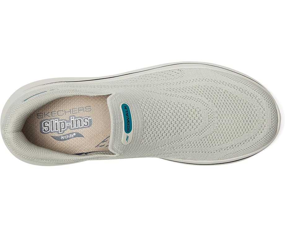 Кроссовки SKECHERS Performance Go Walk Arch Fit N-joy Dale Hands Free Slip-in, серо-коричневый — фото 2