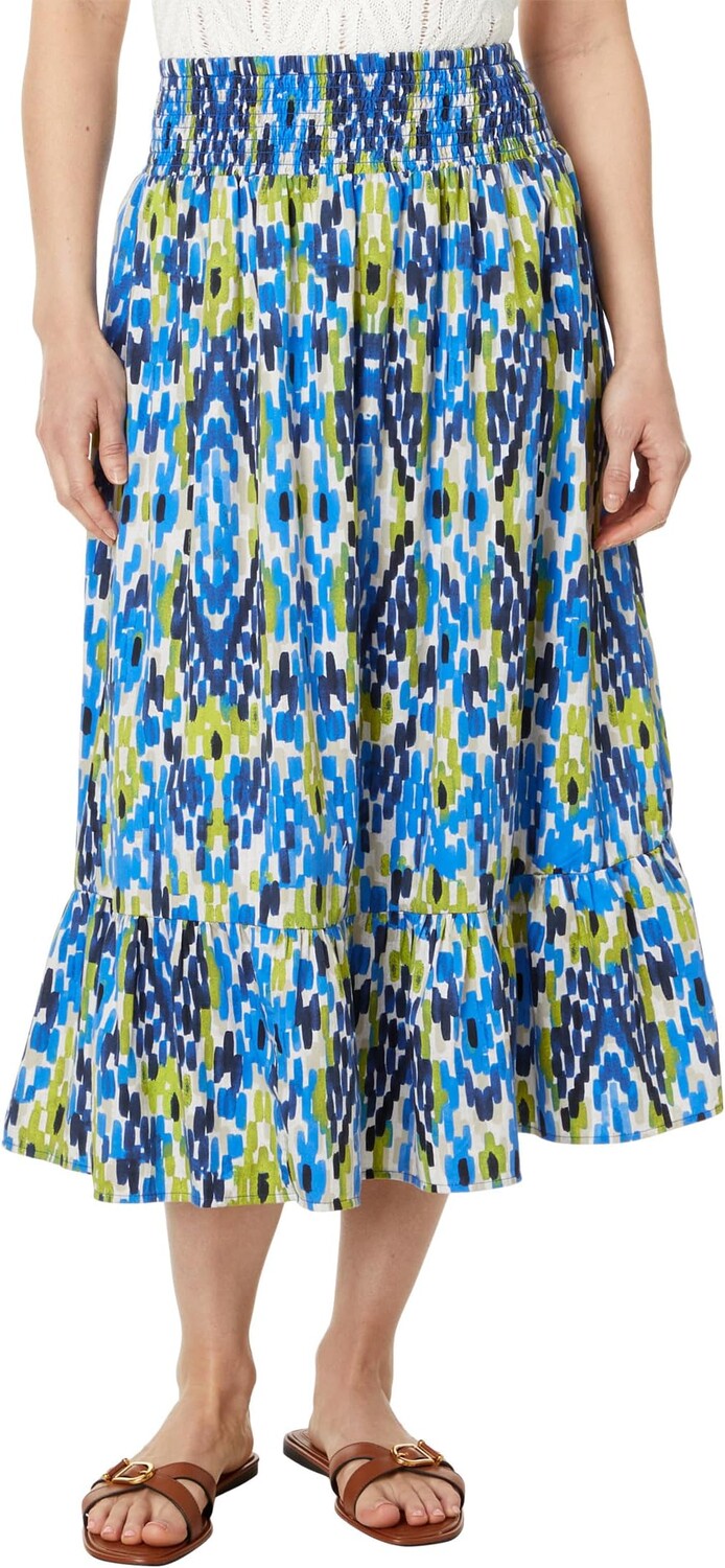 

Юбка NIC+ZOE Diamond Dash Skirt, цвет Blue Multi