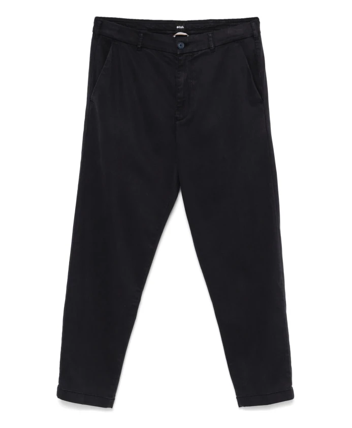 

Эластичные брюки с боковыми и задними карманами. Hugo Boss, синий