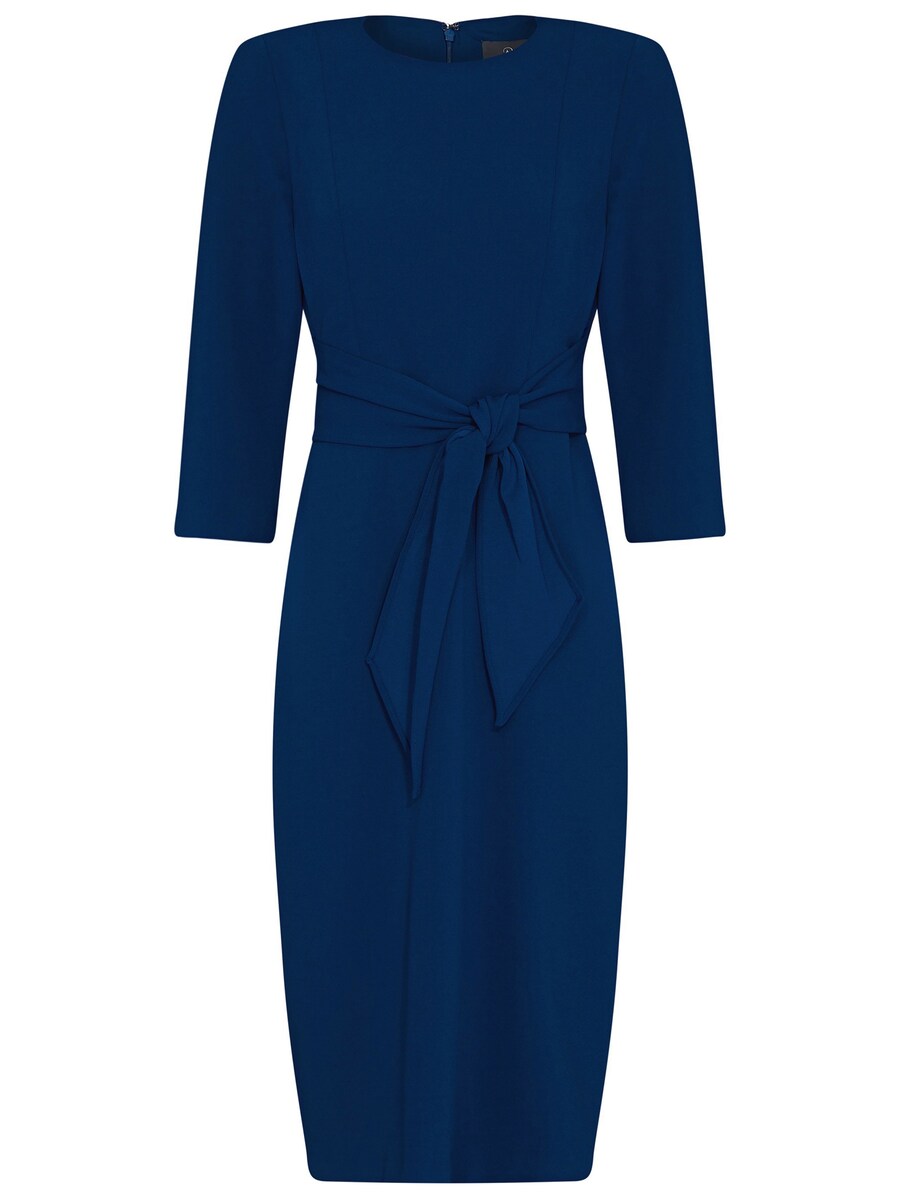 

Коктейльное платье Adrianna Papell Knit Crepe Tie Waist Sheath, темно-синий