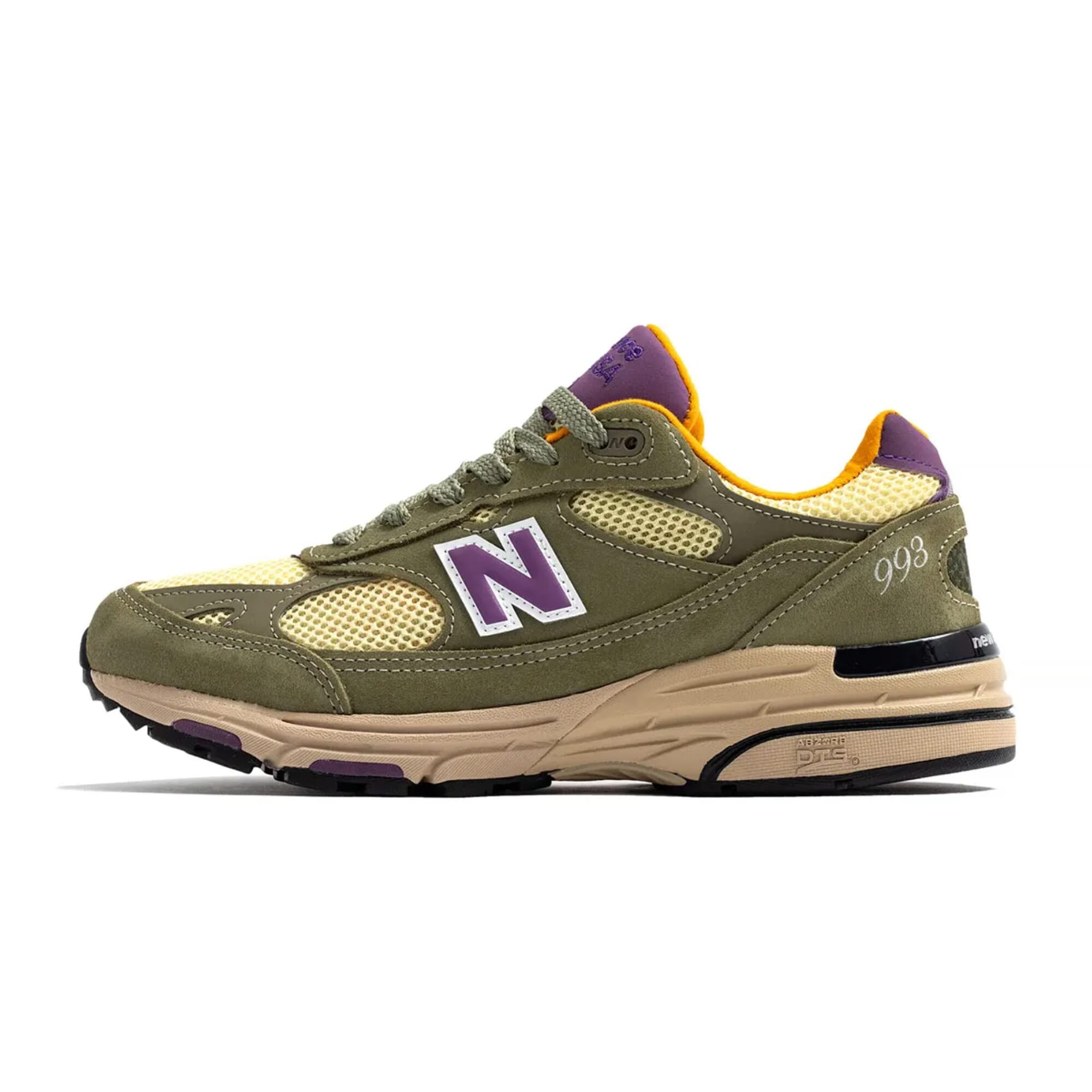 

New Balance 993 Оливковый лист/Фиолетовый U993OL Мужские кроссовки