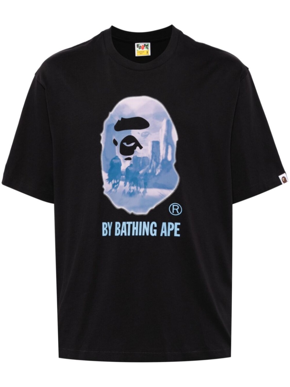 

A BATHING APE футболка с логотипом, черный