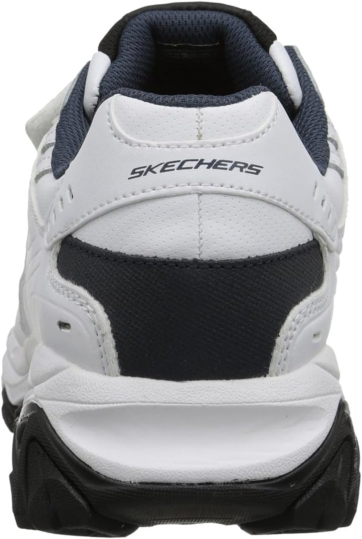 Мужские кроссовки Skechers Afterburn Memory Fit-Final Cut, белый/синий — фото 2