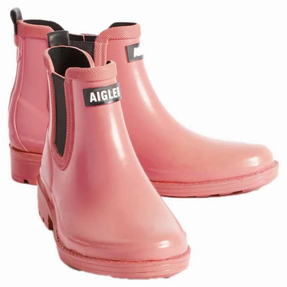 Ботинки Aigle NA615 rain, розовый