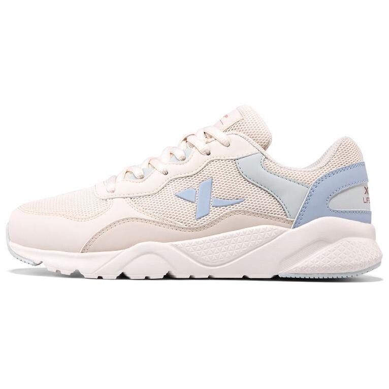 

Кроссовки XTEP Lifestyle Shoes Women's Low-top Ivory Pink/light Grey Blue, голубой, Синий, Кроссовки XTEP Lifestyle Shoes Women's Low-top Ivory Pink/light Grey Blue, голубой