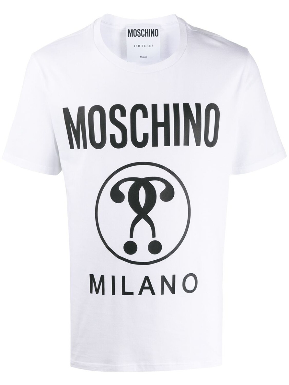 

Moschino футболка с логотипом, белый