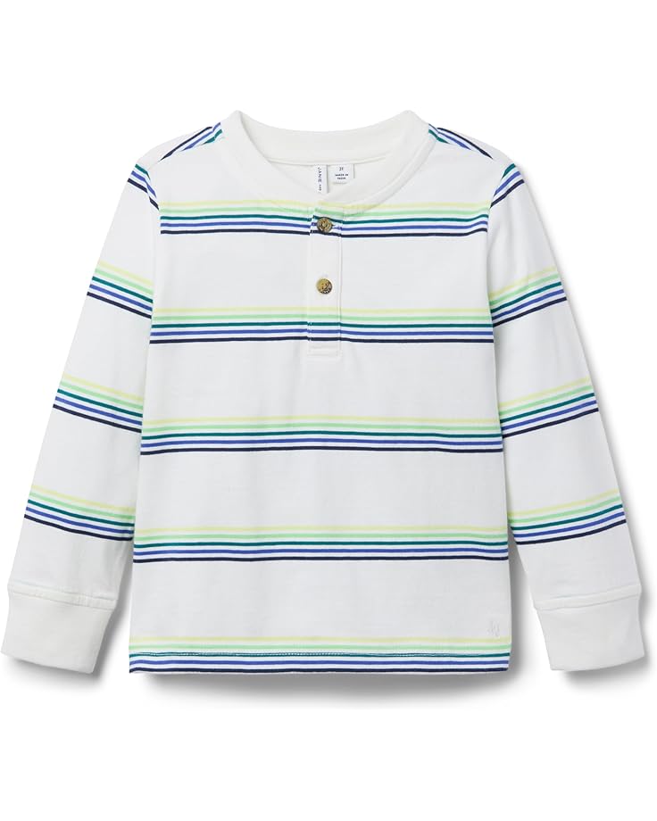 

Футболка Janie and Jack Stripe Henley Tee, цвет Multi Color