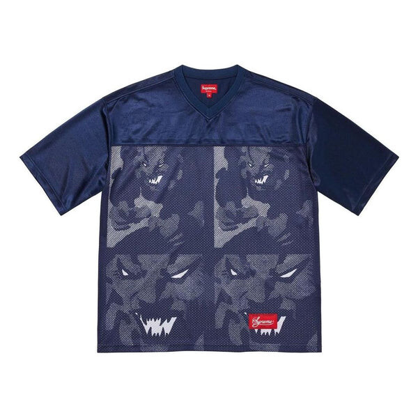 

Спортивная футболка ss23 week9 ronin football jersey 'navy' Supreme, синий