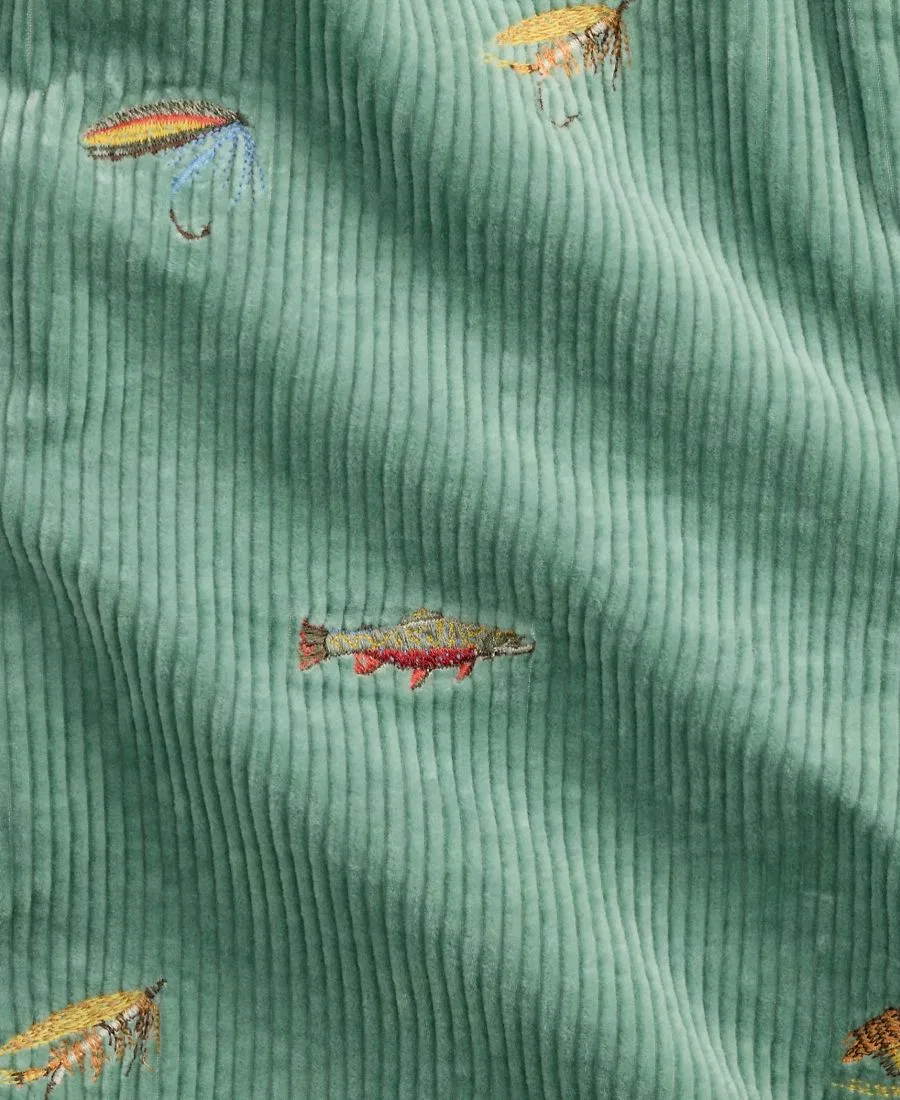 Детские вельветовые шорты Polo Prepster с вышивкой, размер 8-20 Polo Ralph Lauren, мятный — фото 4