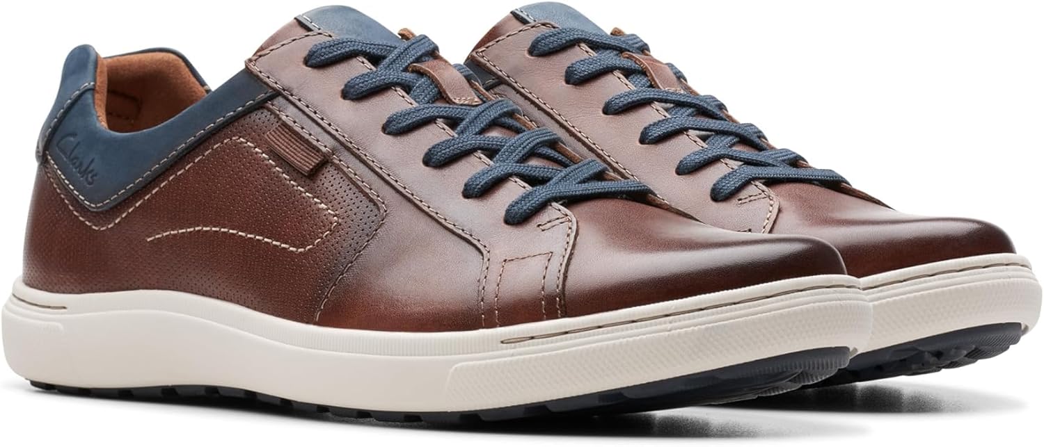 

Мужские ботинки Clarks Mapstone на шнуровке, Mahogany Leather