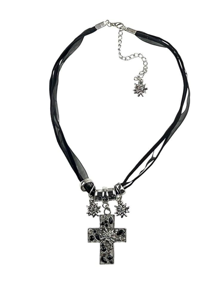 

Allgäu Rebell Традиционное ожерелье «Ханнелоре» черного цвета