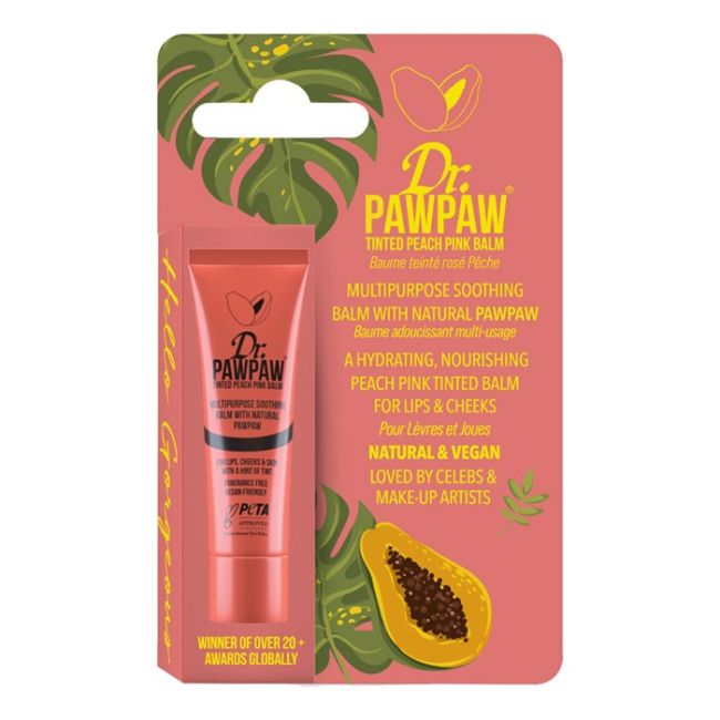 

Бальзам для губ и щек Dr.Pawpaw персиково-розового оттенка, 10 мл