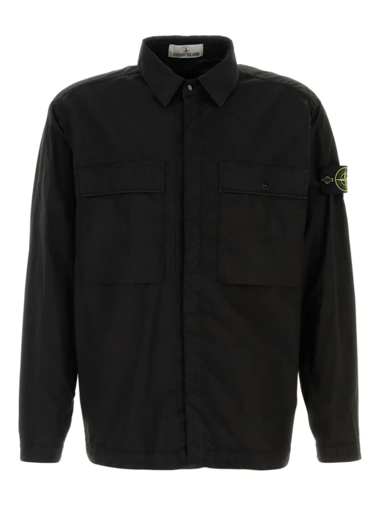 

Stone Island рубашка с накладными карманами, черный