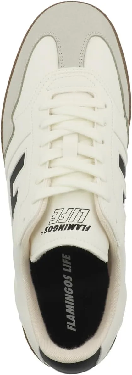 Кроссовки Flamingos Life Unisex Adult Low Burela Slim Trainers, кремовый — фото 2