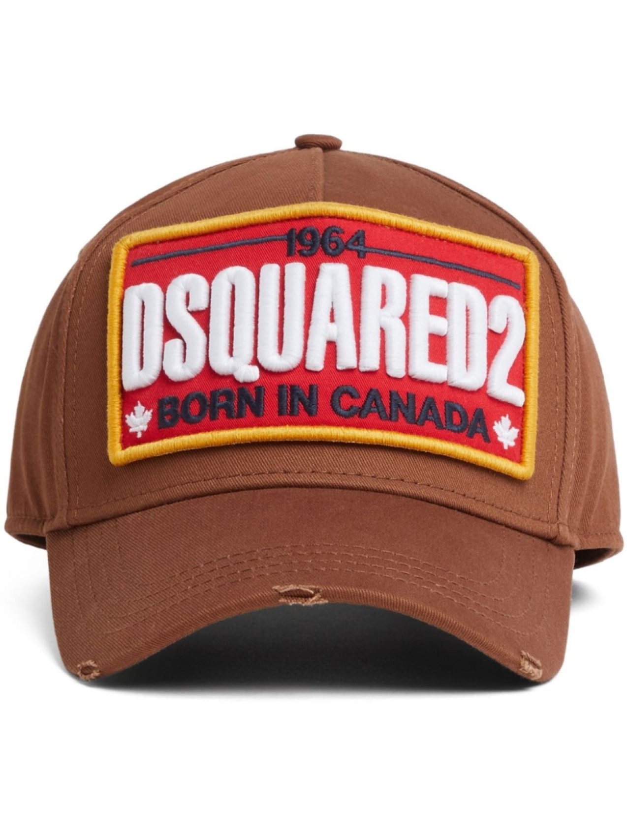 

DSQUARED2 бейсболка с нашивкой-логотипом, коричневый