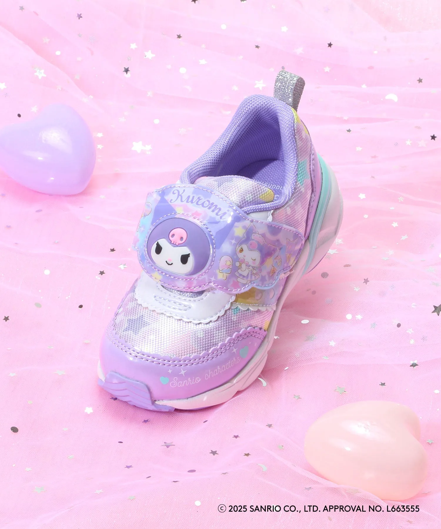 SA C040LE Фиолетовые детские кроссовки Kuromi Moonstar, purple