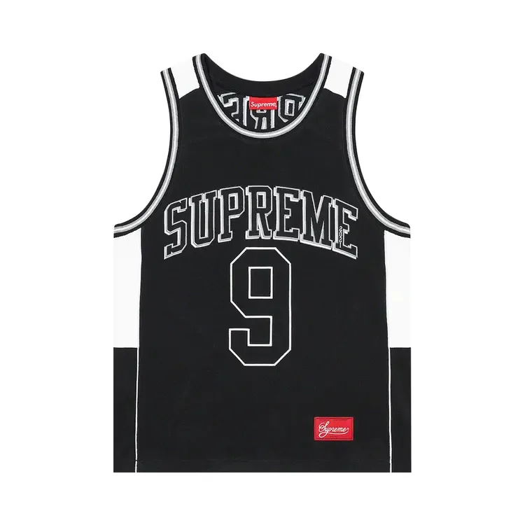 Баскетбольная майка Supreme Terry, черная