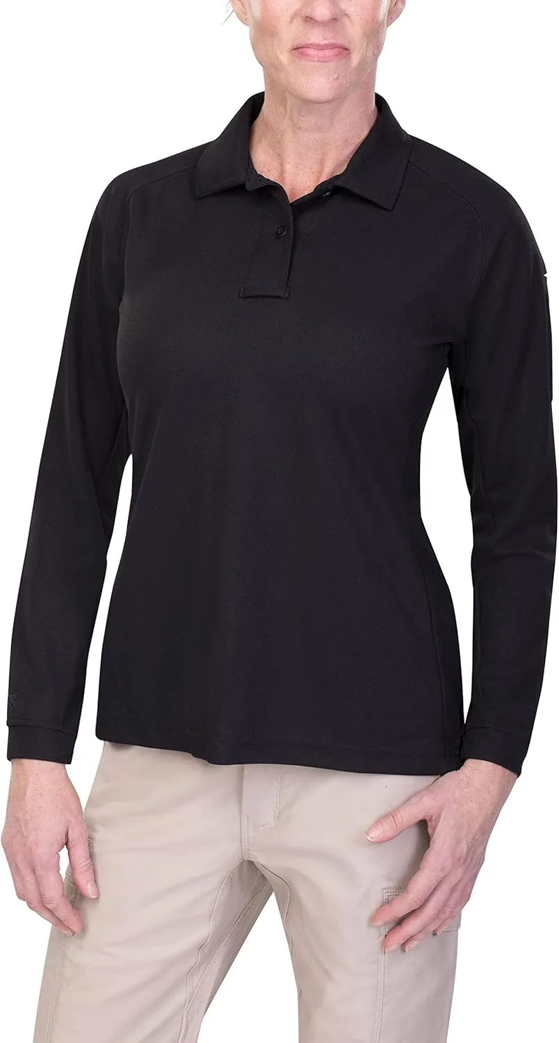 

Vertx женская тактическая поло, Long Sleeve, Breathable, Moisture-Wicking
