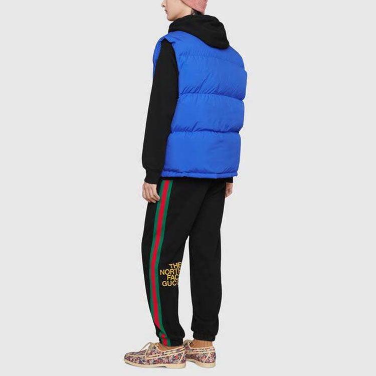 Повседневные брюки Gucci x THE NORTH FACE Crossover SS21 Webbing Printing Cotton Sports Pants/Trousers/Joggers Black, черный — фото 3