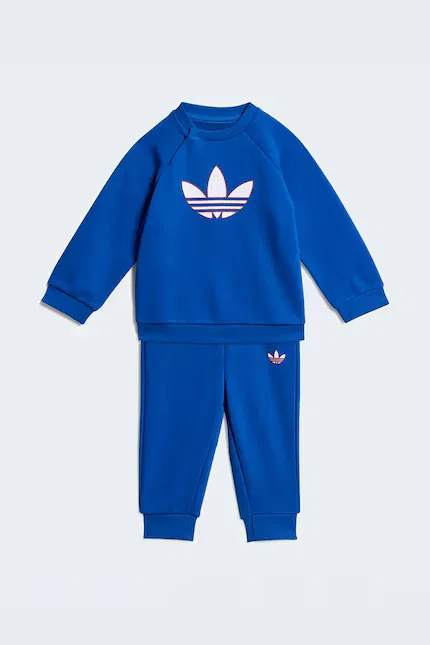 Детский спортивный костюм из хлопка Adidas Originals, синий